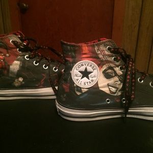 DC Universe Harley Quinn Converse Sneakers